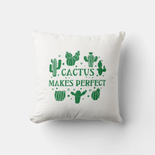 Cactus macht perfekt kissen