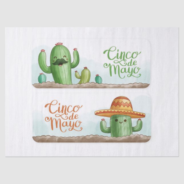 Cactus Mayo Seidenpapier (Vorderseite)