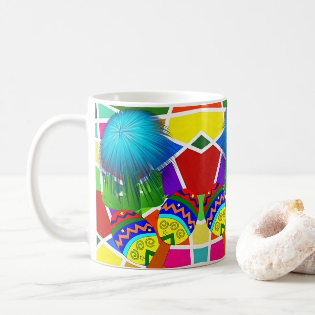 Cactus mexicaine Mug (Avec donut)