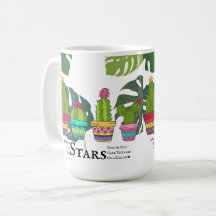 CACTUS MIT QUOTEN UND GROSSEN BLÄTTER