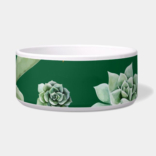 Cactus Muster 3 Napf (Vorderseite)