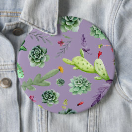 Cactus Pattern 7 Button