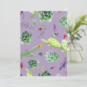 Cactus Pattern 7 Karte