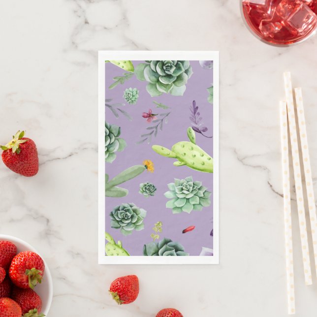 Cactus Pattern 7 Serviette (Beispiel)