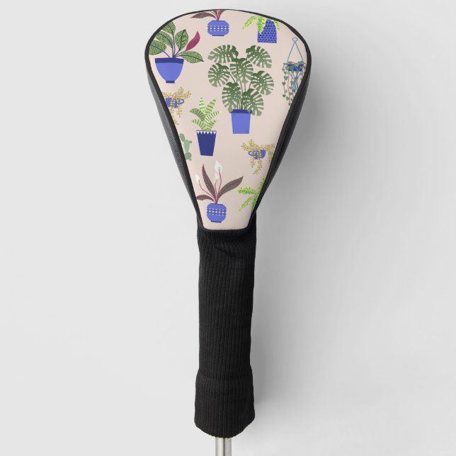 Cactus Pattern Golf Headcover (Vorderseite)