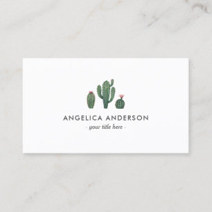Cactus Pflanze Business Card Visitenkarte