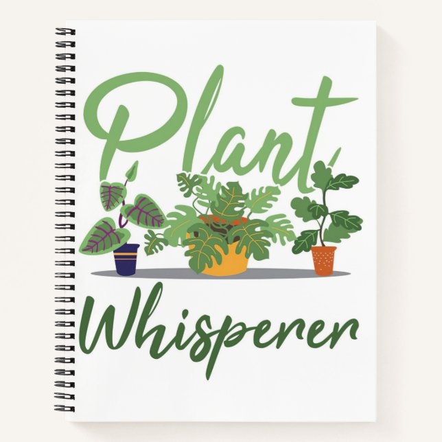 Cactus Pflanze Whisperer Notizbuch (Vorderseite)
