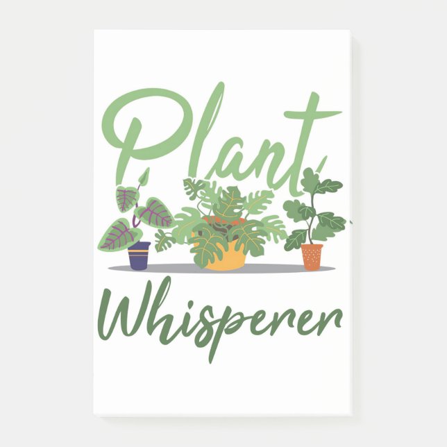 Cactus Pflanze Whisperer Post-it Klebezettel (Vorderseite)