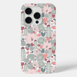 Cactus Pink Mint Succulents Desert Pflanze Case-Mate iPhone Hülle