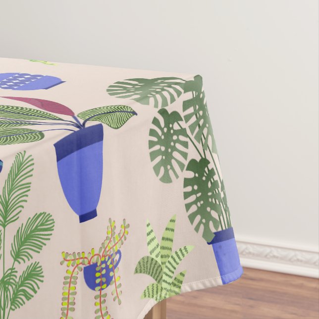 Cactus Pink Pattern Tischdecke (Beispiel)