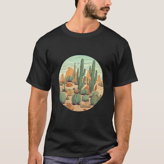 Cactus plants cacti cactus plants garden hobby gar T-Shirt (Vorderseite)