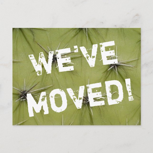 Cactus Prickley déplacer cartes postales (Devant)