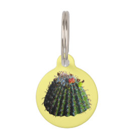 Cactus Round Pet Tag Haustiermarke