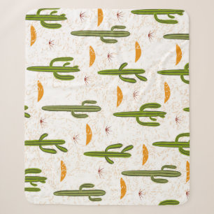Cactus Sand: Mexikanischer Stil Nahtlos. Sherpadecke