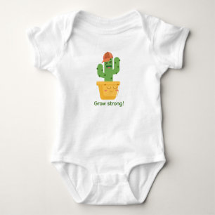 Cactus son and Mama Pflanze Baby Strampler