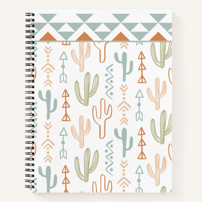 Cactus Spiral Notebook Notizbuch (Vorderseite)
