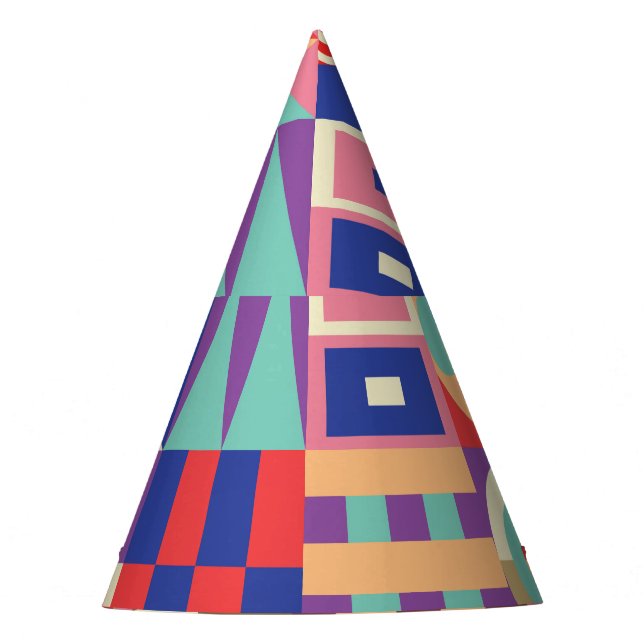 Cactus succulent: Sketch Style Doodle Partyhütchen (Vorderseite)