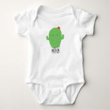 Cactus succulent Unisex Baby Bodysuit