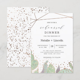 Cactus & Succulents Terrarium Probe Dinner Einladung