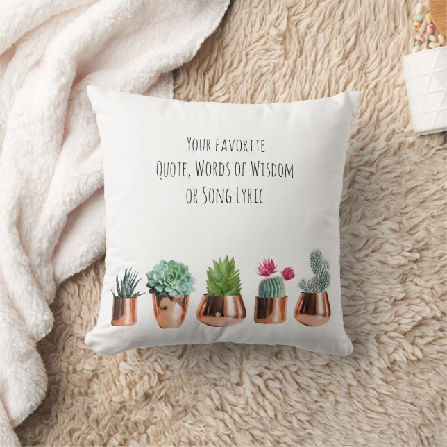 Cactus succules Ihr Lieblingsangebot, Song Kissen (Decke)