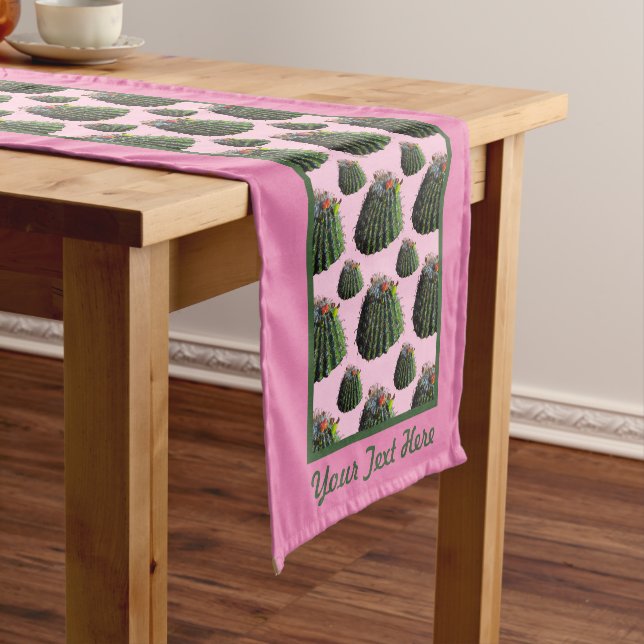 Cactus Table Runner Kurzer Tischläufer (Beispiel)