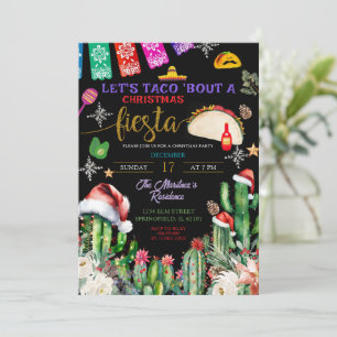 Cactus Taco Bout a Christmas Fiesta Einladung