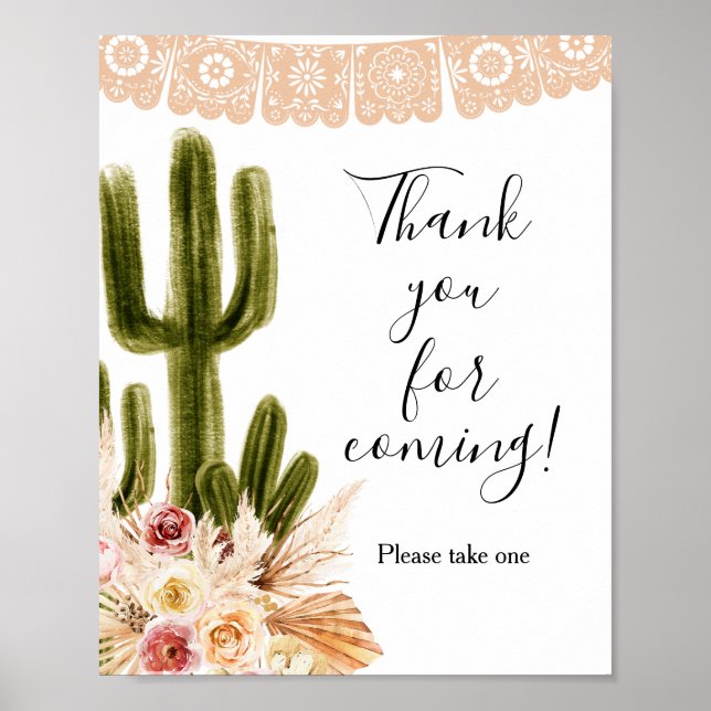 Cactus Taco über die Liebe Danke, dass du gekommen Poster (Vorne)
