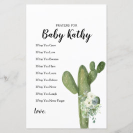Cactus Taco'bout Liebe Gebete für Baby-Zeichen