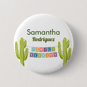 Cactus und Papel Picado Garland Texas Button