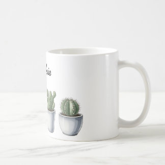 Cactus watercolour mug kaffeetasse