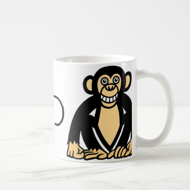 cad-Affe 2 Kaffeetasse (Rechts)