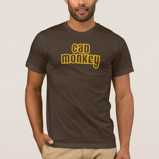 CAD-AFFE T-Shirt (Vorderseite)