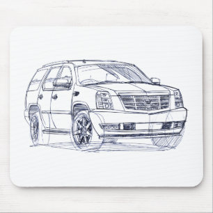 Cad Escalade 2007 Mousepad