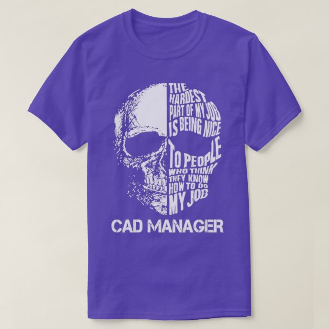 Cad Manager T-Shirt (Design vorne)