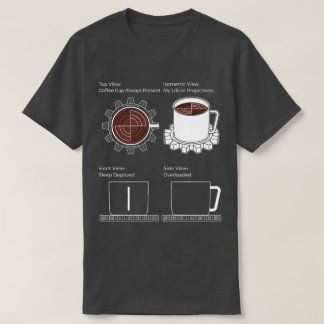 CAD-Modus: Kaffee, Gears & Chaos T-Shirt