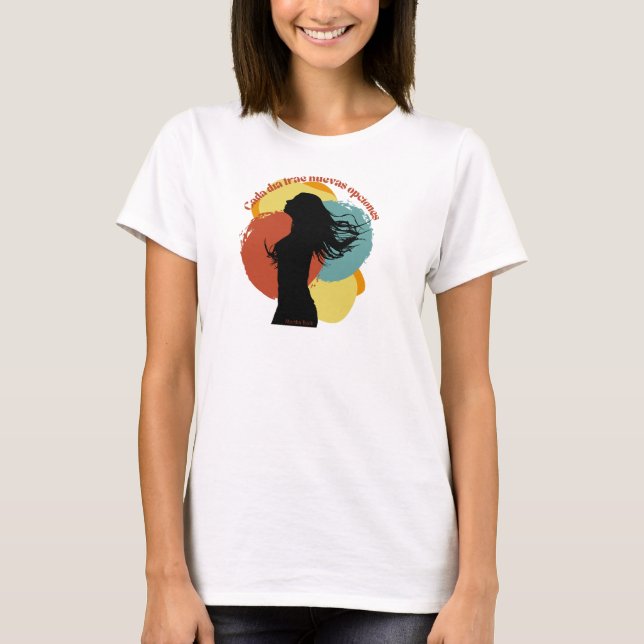 Cada dia trae nuevas opciones Spanish Wording T-Sh T-Shirt (Vorderseite)
