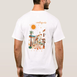 Cadaqués Cadaques Spanien weiße Stadt Kleidung T-Shirt