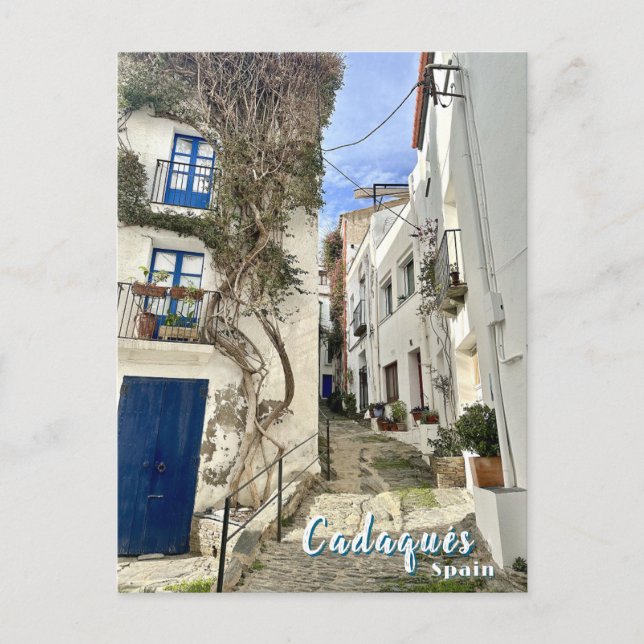 Cadaques Spanien Postkarte (Vorderseite)