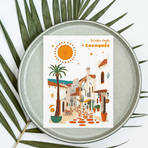Cadaqués Spanien - Urlaub Mediterrane Küche Postkarte