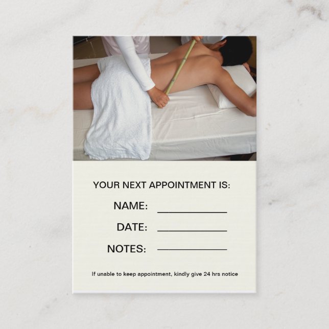 Cadaverine Beauty & Wellness-Center Salon Terminal Terminkarte (Vorderseite)