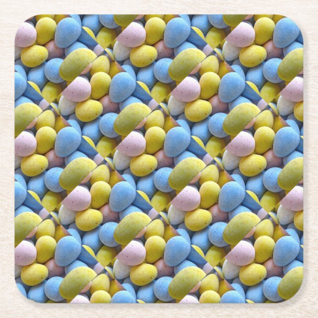 Cadbury Mini Eggs Rechteckiger Pappuntersetzer (Vorderseite)