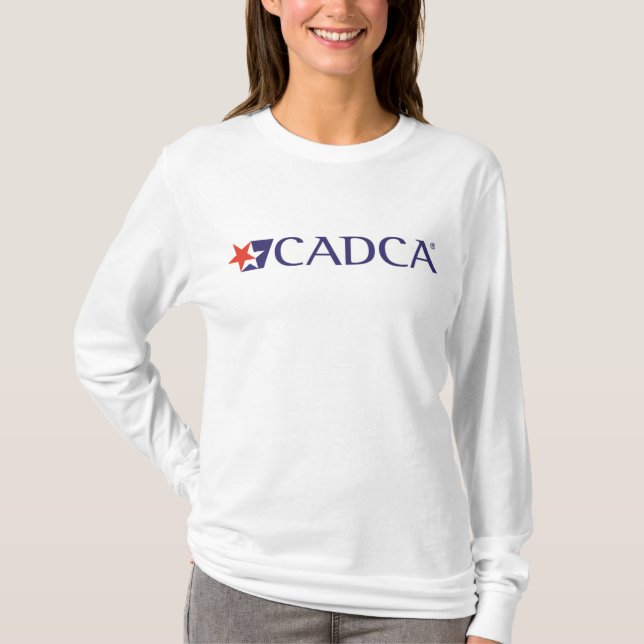CADCA-Logo Langschläfer-Shirt  T-Shirt (Vorderseite)