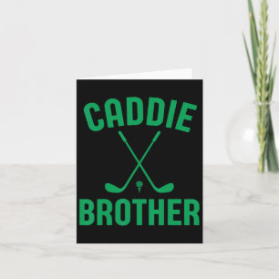 Caddie Brother Golf Club Golfplatz Niedlicher Golf Karte