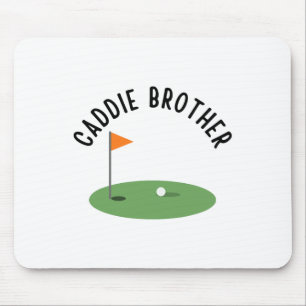 Caddie Brother Niedlich Matching Birthday Golf Par Mousepad
