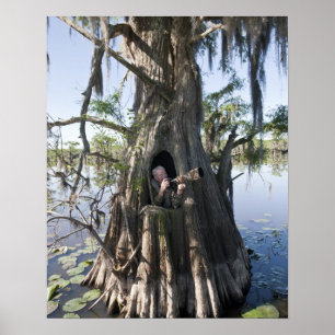 Caddo Lake, Jagdkanzel Poster