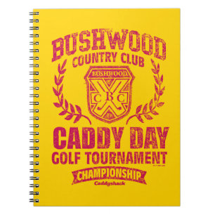 Caddyshack   Bushwood Country Club Caddy Day Golf Notizblock