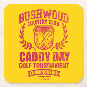 Caddyshack   Bushwood Country Club Caddy Day Golf Rechteckiger Pappuntersetzer