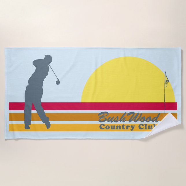 Caddyshack | Bushwood Country Club Sunrise Strandtuch (Vorderseite)