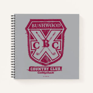 Caddyshack Bushwood Country Club Wappen Notizbuch
