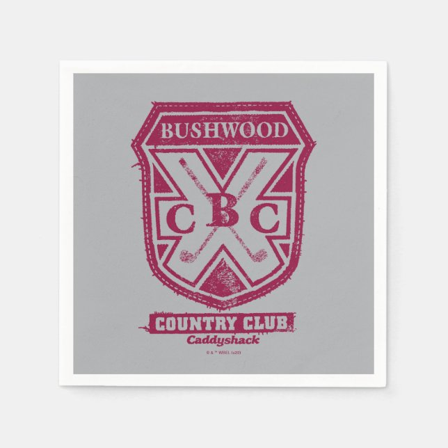 Caddyshack | Bushwood Country Club Wappen Serviette (Vorderseite)